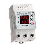 Реле напряжения с контролем тока VA-protector 32A