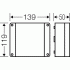 DP 9220 Коробка распределительная пустая 119х139х49 IP54 серая для кабель-канала 