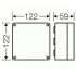 FK 7045 Коробка клеммная 122х122х59 IP65 пожаростойкая 