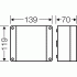 K 8060 Коробка распределительная гладкие стенки 119х139х70 IP65 серая 