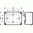 K 8105 - Коробка ответвительная , IP 65, 125х167х82, серый, гладкие стенки Макс. М32, 5-полюсный клеммник, под кабель до 4-10/16 мм2