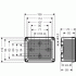 K 9060 Коробка распределительная пустая 119х139х70 IP55/IP65 серая 