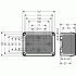 K 9100 Коробка распределительная пустая 125х167х82 IP55/IP65 серая 