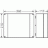 K 9350 Коробка распределительная пустая 210х260х116 IP55/IP65 серая