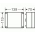 KD 5065 - Коробка клеммная, стойкая к УФ, IP 66/67, размер 119х139х70, черный, отверстия на 10 вводов M 20/25/32, 5-полюсный клеммник под кабель до 2,5-6/10 мм2, кабельные ввода ASS заказываются