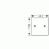 KG MP 02 Плата монтажная 136х130х4мм из изолирующего материала для бокса KG 9002