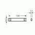 KG TS 02 DIN-рейка 35х7.5х108мм для бокса KG 9002