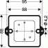 RD 9125 Коробка клеммная 88х88х53 IP65 серая 5х1.5-2.5 кв.мм 