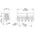 Клеммные блоки для печатного монтажа - BC-500X10- 4 GY - 1702503