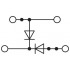 Клеммный блок - UTTB 2,5-2DIO/O-UL/UR-UL - 3046676
