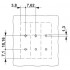 Клеммные блоки для печатного монтажа - FRONT 4-V-7,62 - 1703021
