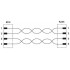 Кабель - VS-M12FSBPS-IP20-93B/1,0 - 1404368