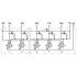 Коробка датчика и исполнительного элемента - SACB-4/ 4-L-10,0PUR SCO P NPN - 1405687