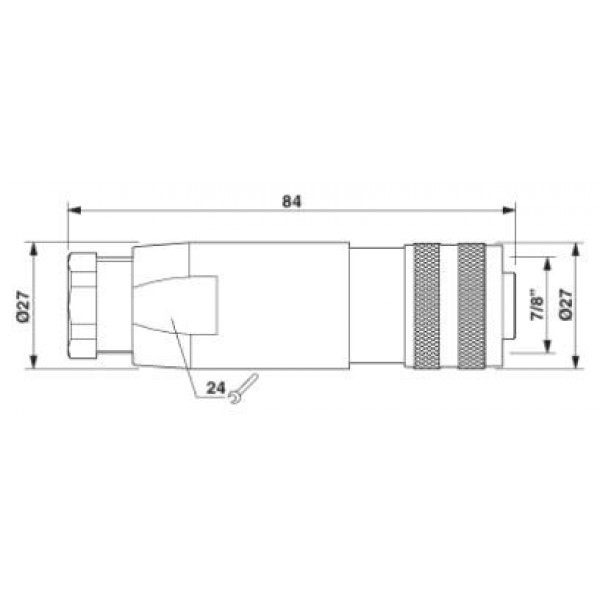 Кабельный зажим с контргайкой ip68