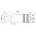 Разъем - SACC-MINFS-4CON-PG 9 - 1521342