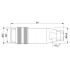Разъем - SACC-MINMS-3CON-PG 9 - 1521287