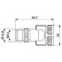 Y-разветвитель - SAC-3P-M12Y/2XM 8FS VP - 1683549