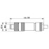 Разъем - SACC-M 8MS-4CON-M-0,34-SH - 1542897