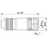 Разъем - SACC-M12FS-5CON-PG 7-SH - 1694305