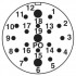 Коробка датчика и исполнительного элемента - SACB-8/16-M23 180 - 1692789