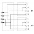 Кабель для датчика / исполнительного элемента - SAC-3P-M12Y/2X1,5-PUR/M12FS B - 1668975