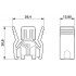 Сальниковый корпус RJ45 - VS-08-T-RJ45/IP 20 - 1688638
