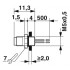 Встраиваемые разъемы - SACC-E-M5MS-4CON-M5/0,5 - 1530595