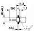 Встраиваемые разъемы - SACC-E-M5FS-3CON-M5/0,5 - 1530605