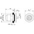 Встраиваемые разъемы - SACC-DSI-M5FS-3CON-L180 - 1530647