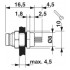 Встраиваемые разъемы - SACC-DSI-M 8MS-6CON-L180 - 1436521