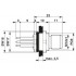 Встраиваемые разъемы - SACC-DSI-MSB-5CON-L180/12 SCO - 1552324