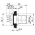 Встраиваемые разъемы - SACC-DSI-MS-4CON-M12-SCO SH - 1552955