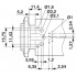 Монтажные рамы - VS-08-A-RJ45/LP-1-IP67 - 1689446