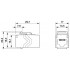 Гнездовая вставка для RJ45 - VS-08-BU-RJ45-6-MOD/BU - 1653155