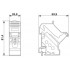 Адаптер для монтажной рейки - CUC-PP-D1PGY/R4IDC8 - 1419024