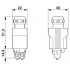 Штекерный соединитель для оптоволоконного кабеля - VS-PPC-C1-SCRJ-POBK-PG9-A4D-C - 1657850