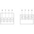 Клеммные блоки для печатного монтажа - MKDSO 2,5/4-6 SET KMGY - 2713751