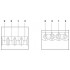 Клеммные блоки для печатного монтажа - MKDSO 2,5/4-6 SET KMGY - 2713751