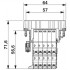 Адаптер клеммного модуля - HC-B 10-A-UT-PER-M - 1648084