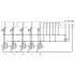 Коробка датчика и исполнительного элемента - SACB-8/8-L-PUR SCO FLK14/MCV3P - 1547928