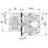 Проходная клемма - HDFKV 25-TWIN - 0709563