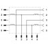 Т-распределитель - SAC-M12T/2XM12 PB - 1440672
