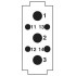 Модуль для установки контактов - HC-M-03/04-CT-M - 1414364