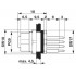 Встраиваемые разъемы - SACC-DSI-FS-4CON-L180/12 SCOSH - 1558522