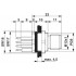 Встраиваемые разъемы - SACC-DSI-MS-4CON-L180/12 SCOSH - 1558535