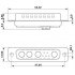 Комбинированная контактная вставка D-SUB - VS-25-ST-DSUB-4P-5S - 1655386