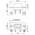 Комбинированная контактная вставка D-SUB - VS-09-BU-DSUB-1P-4S-LH - 1655302