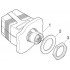 Проходной компонент для электротехнического шкафа - CUC-BH-M12D1PBK-A/R4BE - 1414397