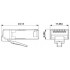 Штыревая вставка RJ45 - VS-08-ST-RJ45 - 1688573