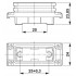 Монтажная рама D-SUB - VS-09-A-GC-BLANK - 1654840